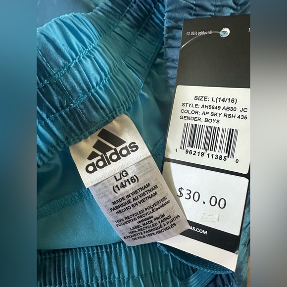 Boys Adidas Axis Tie Dye Shorts - Picture 7 of 8